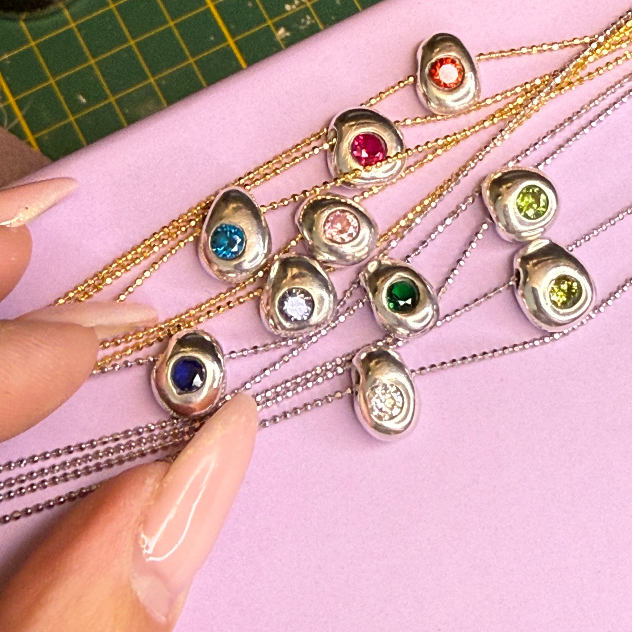 BIRTHSTONE NECKLACE