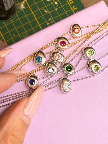 BIRTHSTONE NECKLACE