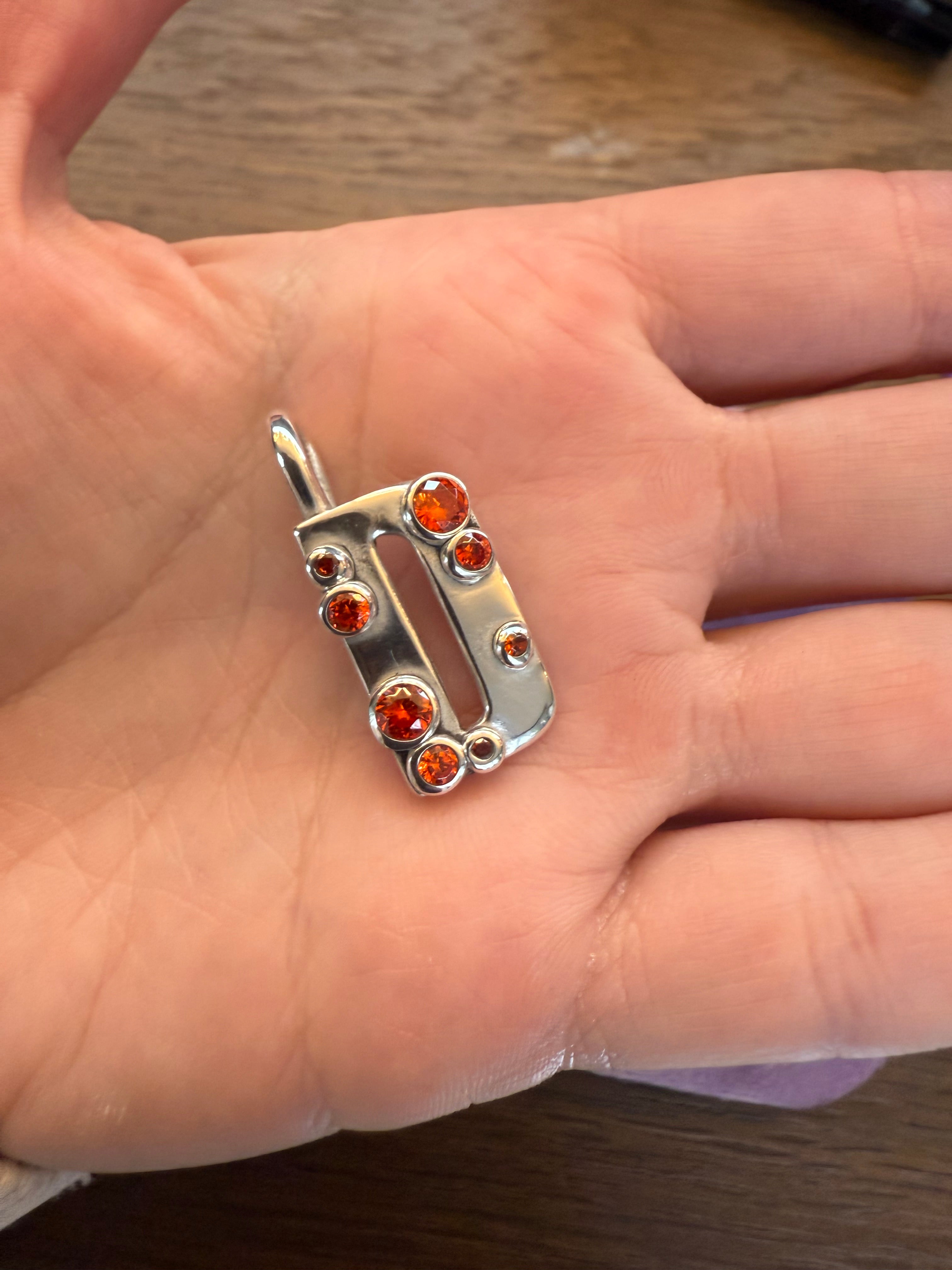 BIG BUBBLE LETTER CHARM