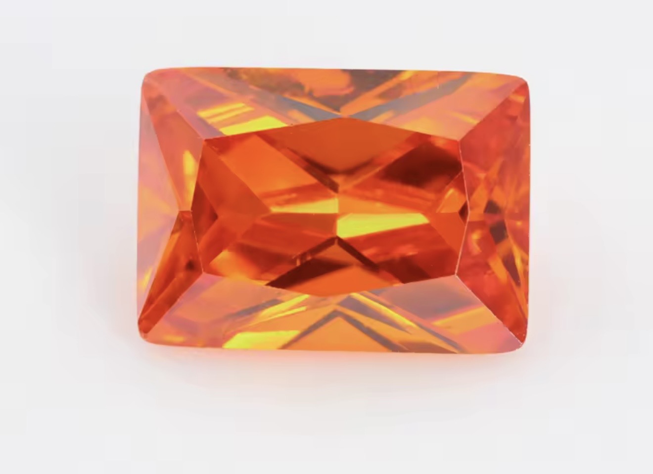 6x8MM RECTANGLE CUBIC ZIRCONIA STONE