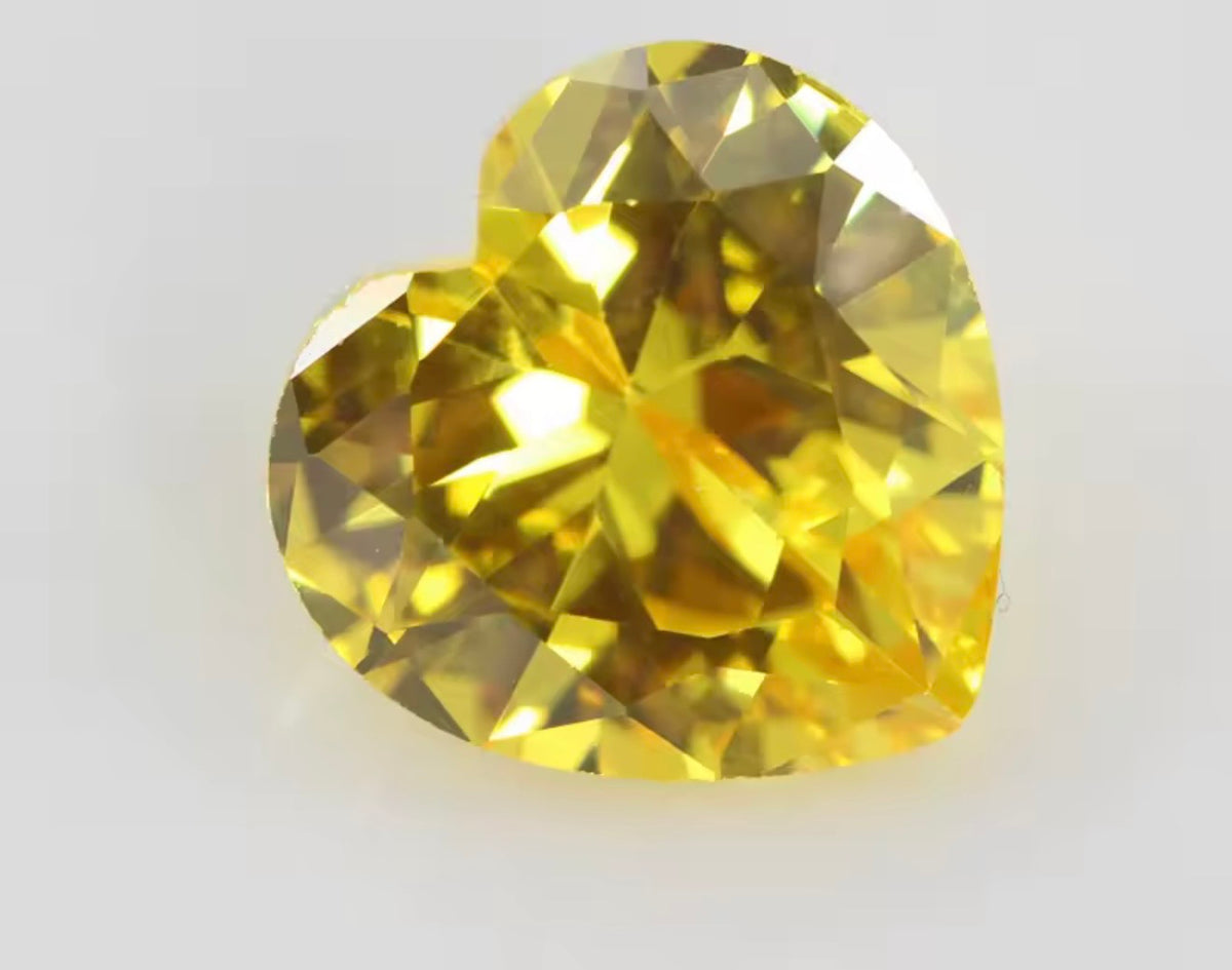 Heart Cubic Zirconia Stones – Bake-in-Clay CZ Gems for Silver Metal Clay Jewelry