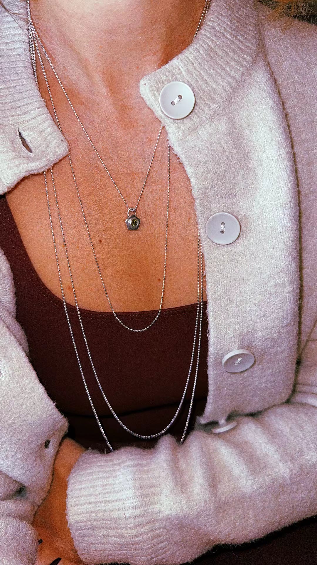 Necklace ball chain