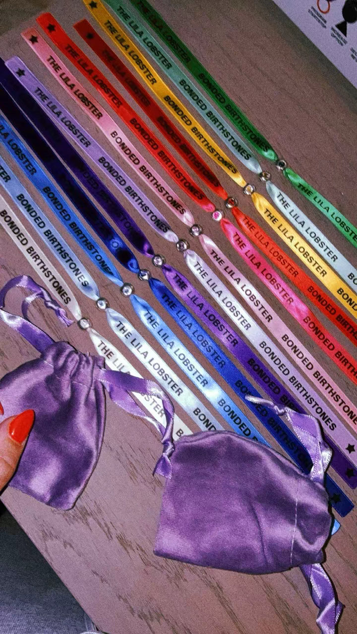 BONDED BIRTHSTONES BRACELETS