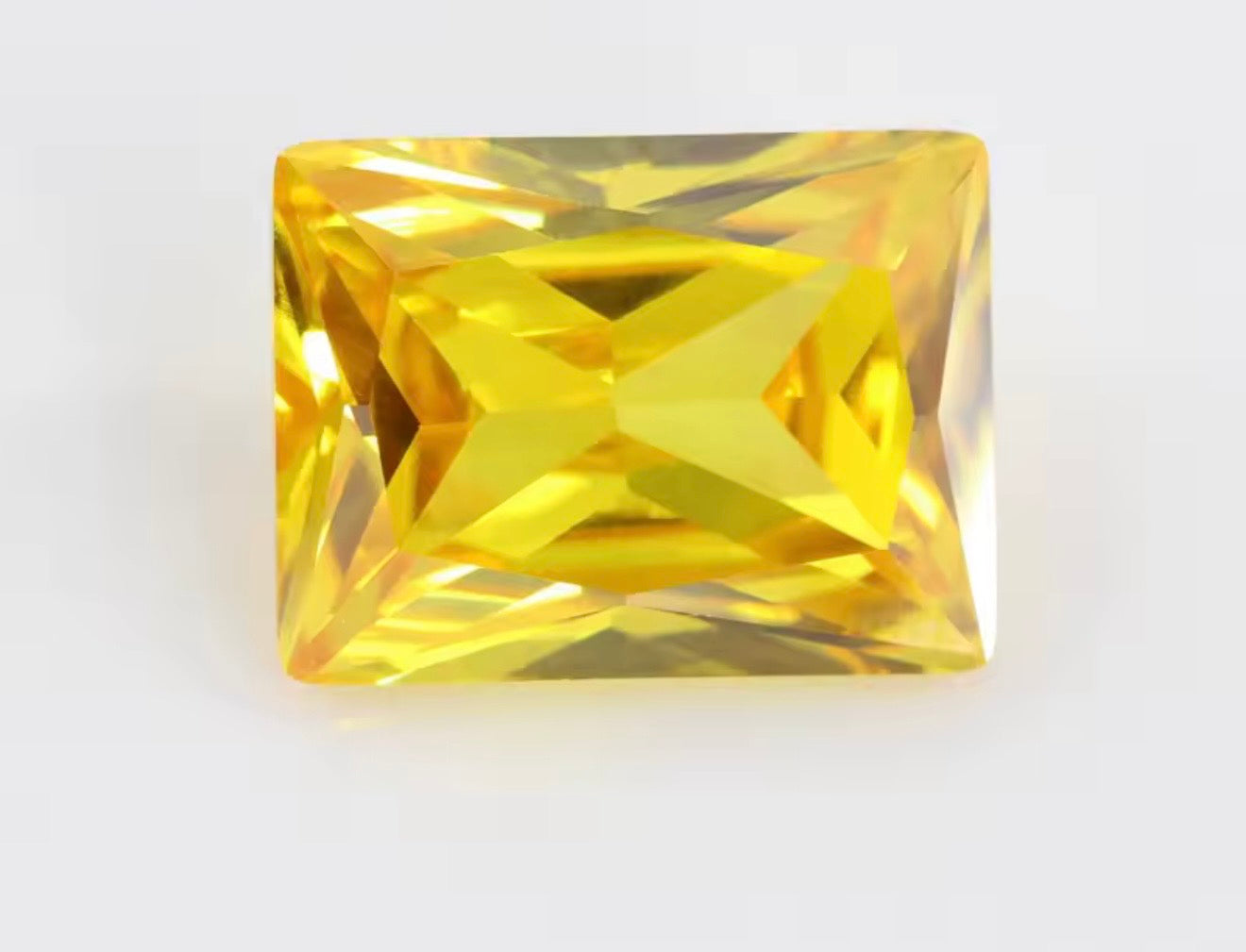 6x8MM RECTANGLE CUBIC ZIRCONIA STONE