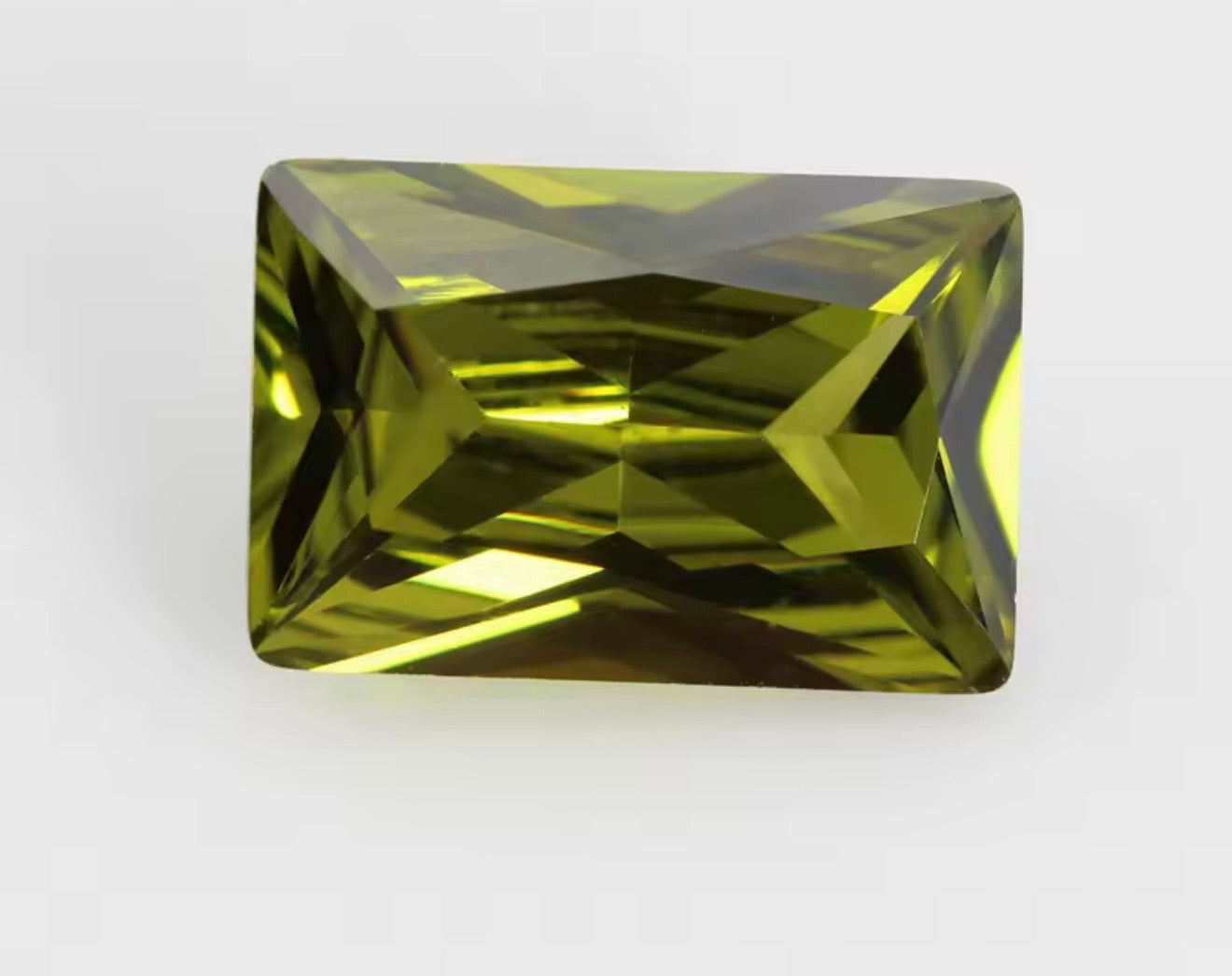 6x8MM RECTANGLE CUBIC ZIRCONIA STONE