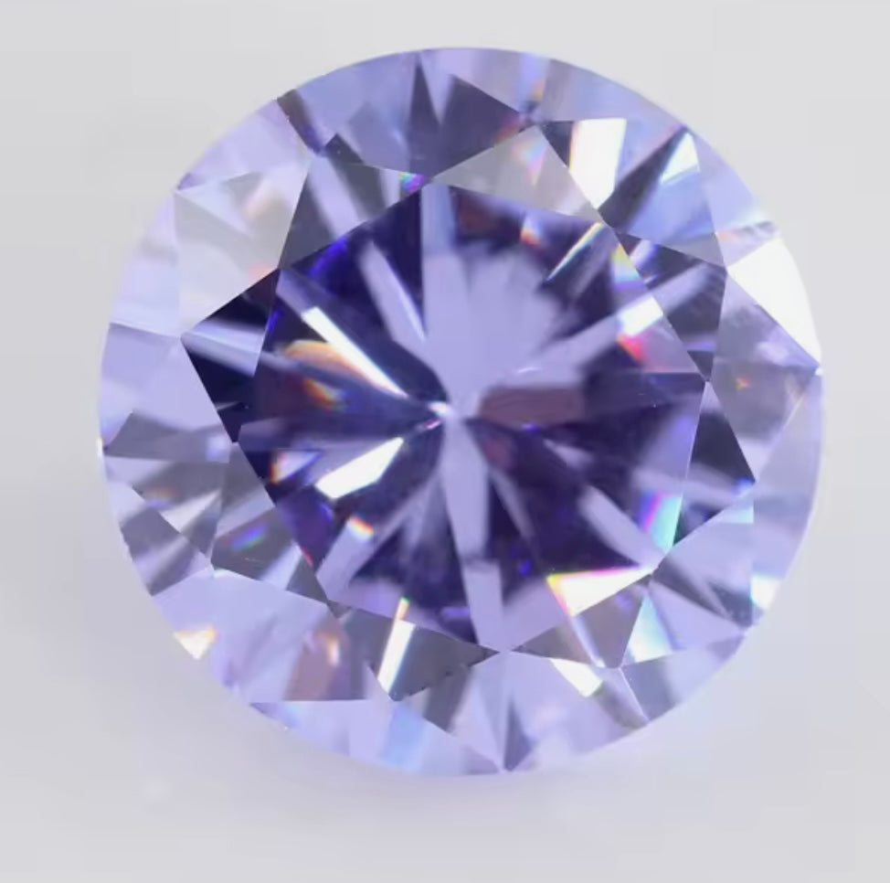 6MM ROUND CUBIC ZIRCONIA STONES (set of 5)