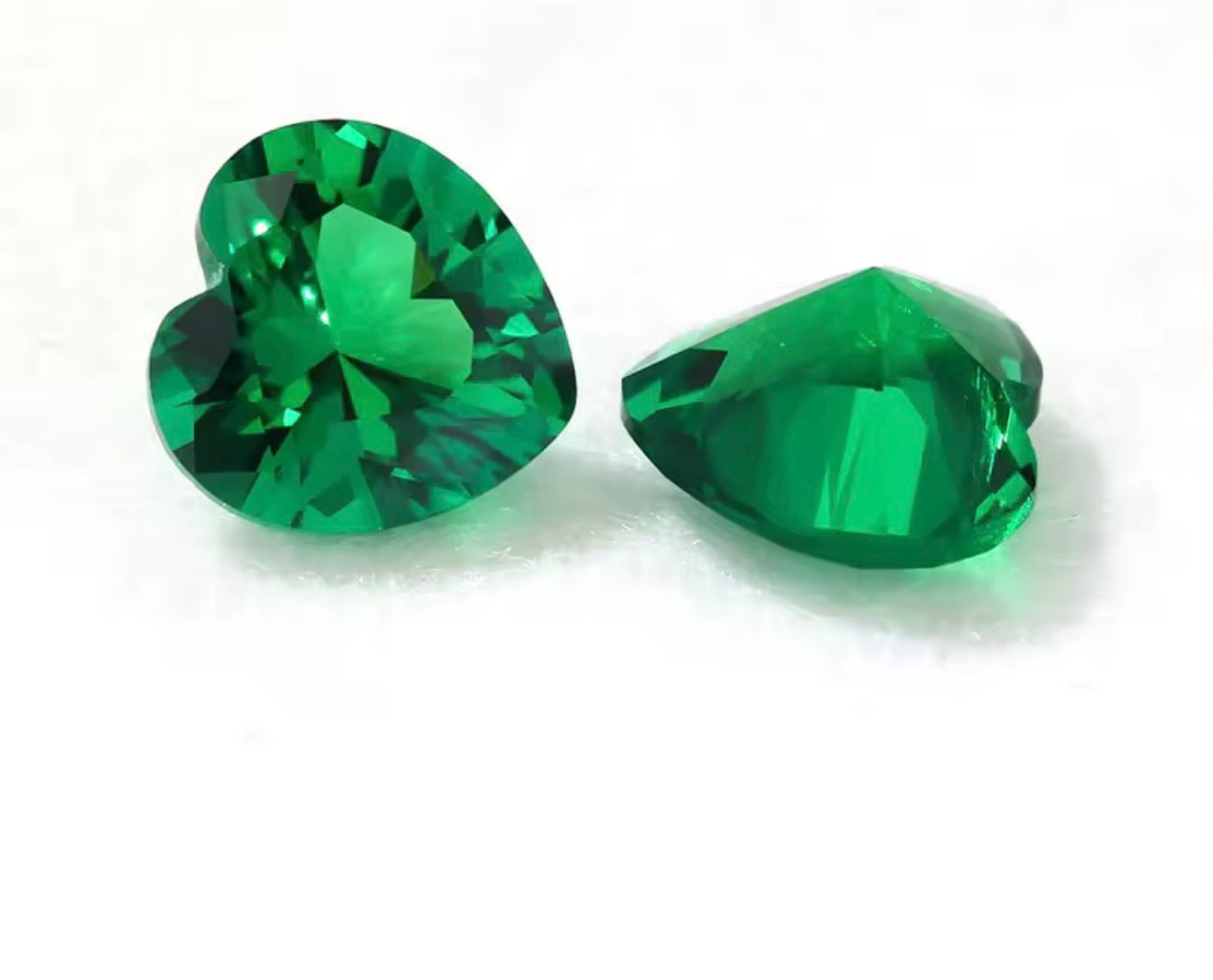 Heart Cubic Zirconia Stones – Bake-in-Clay CZ Gems for Silver Metal Clay Jewelry