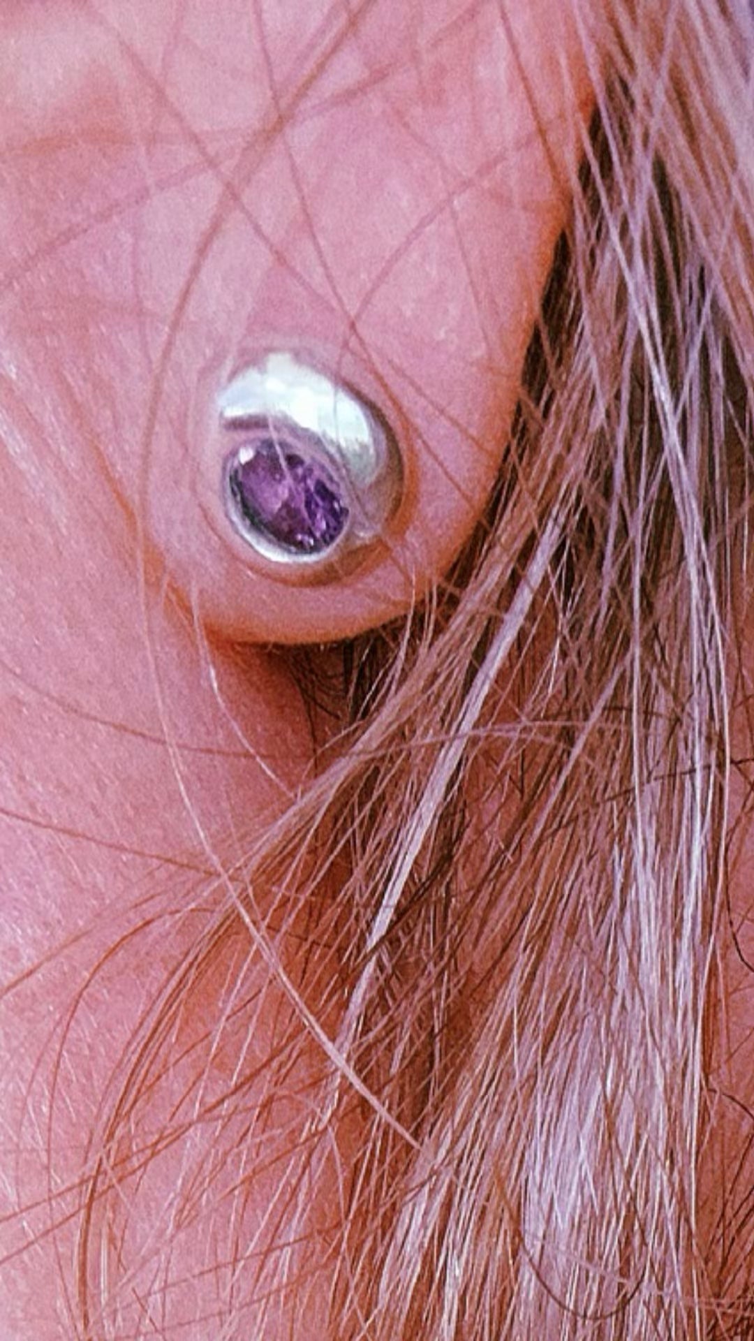 GEMBUBBLE EARSTUD✨ Labgrown Sapphire