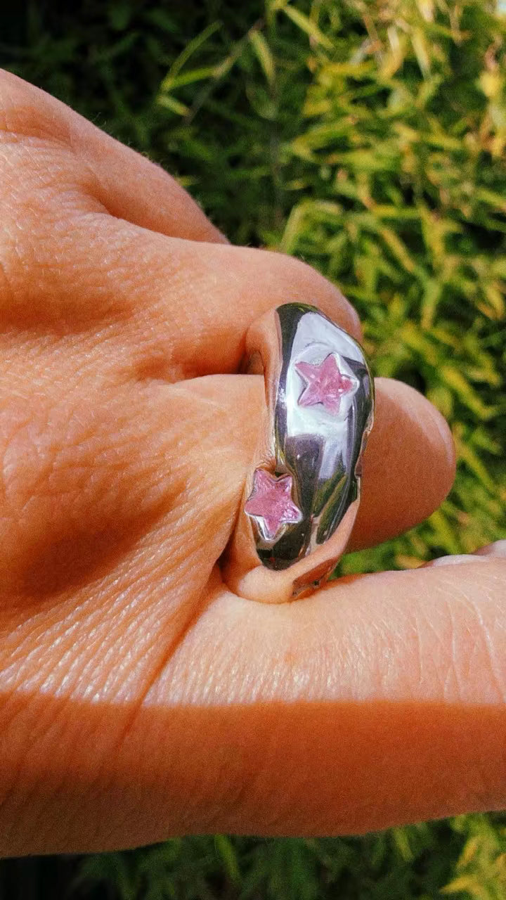 CHUNKY RING BIG STARS