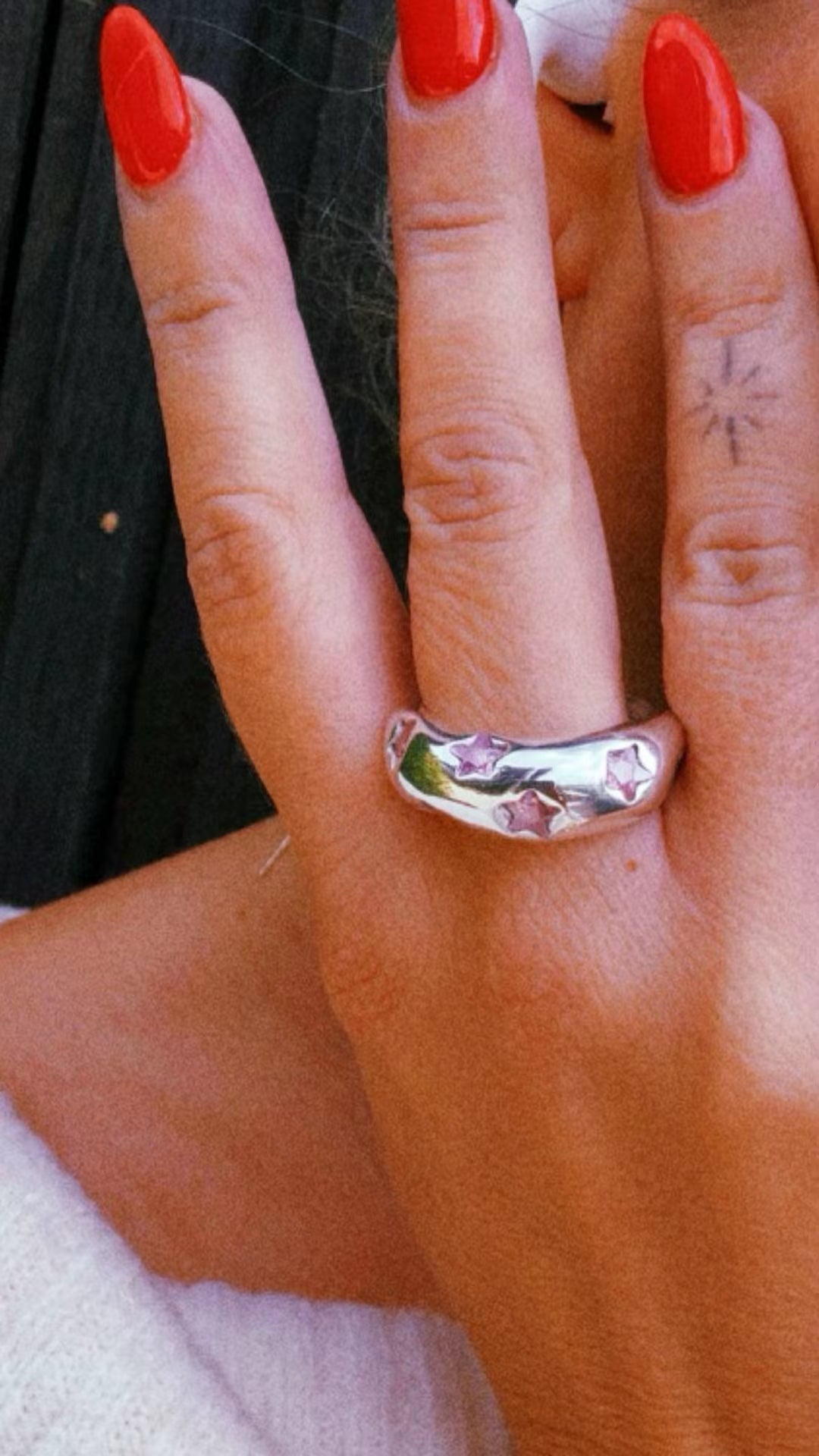 CHUNKY RING BIG STARS