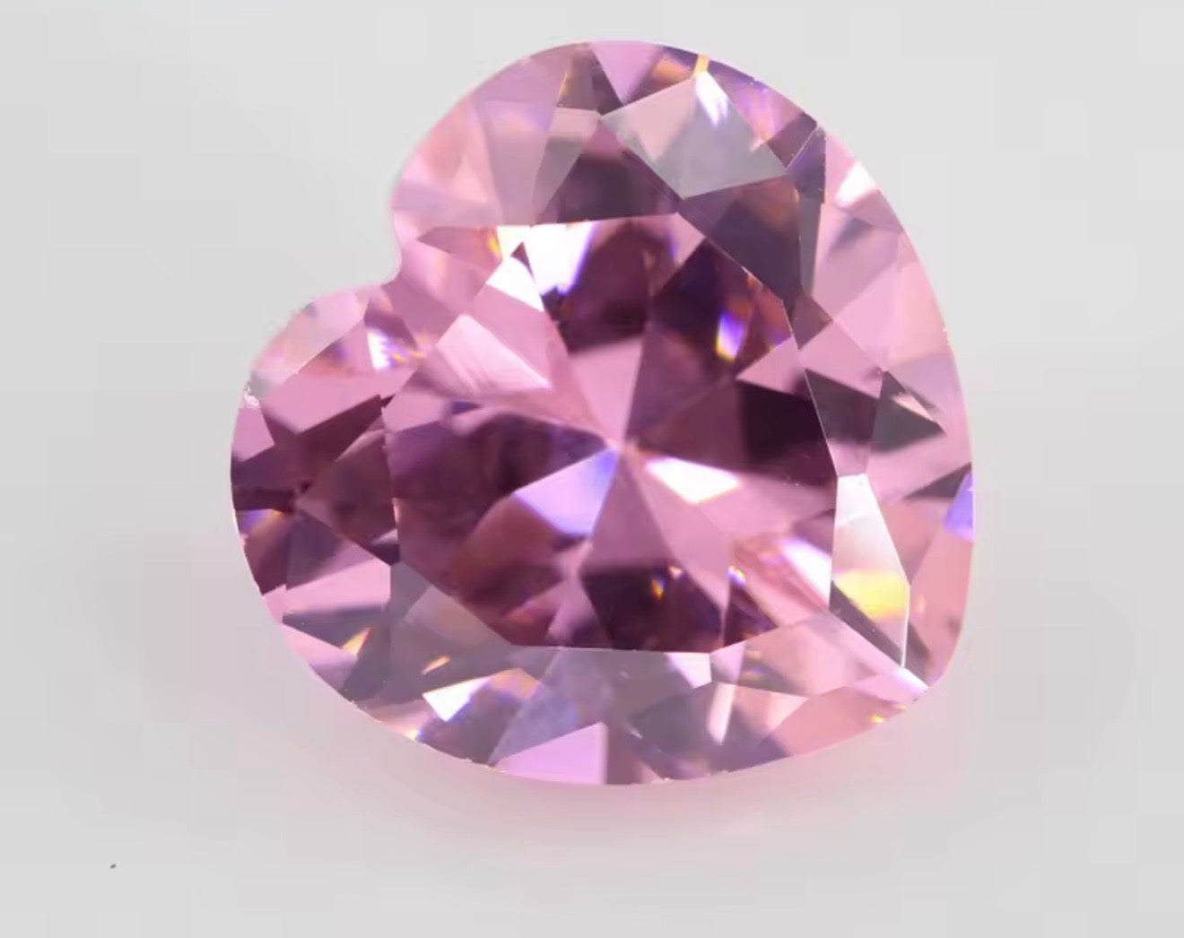 Heart Cubic Zirconia Stones – Bake-in-Clay CZ Gems for Silver Metal Clay Jewelry