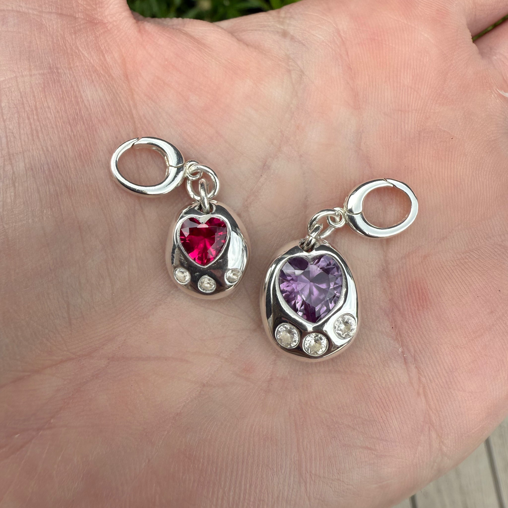 TAMAGOTCHI CHARM (customized, pre-order) SMALL SILVER