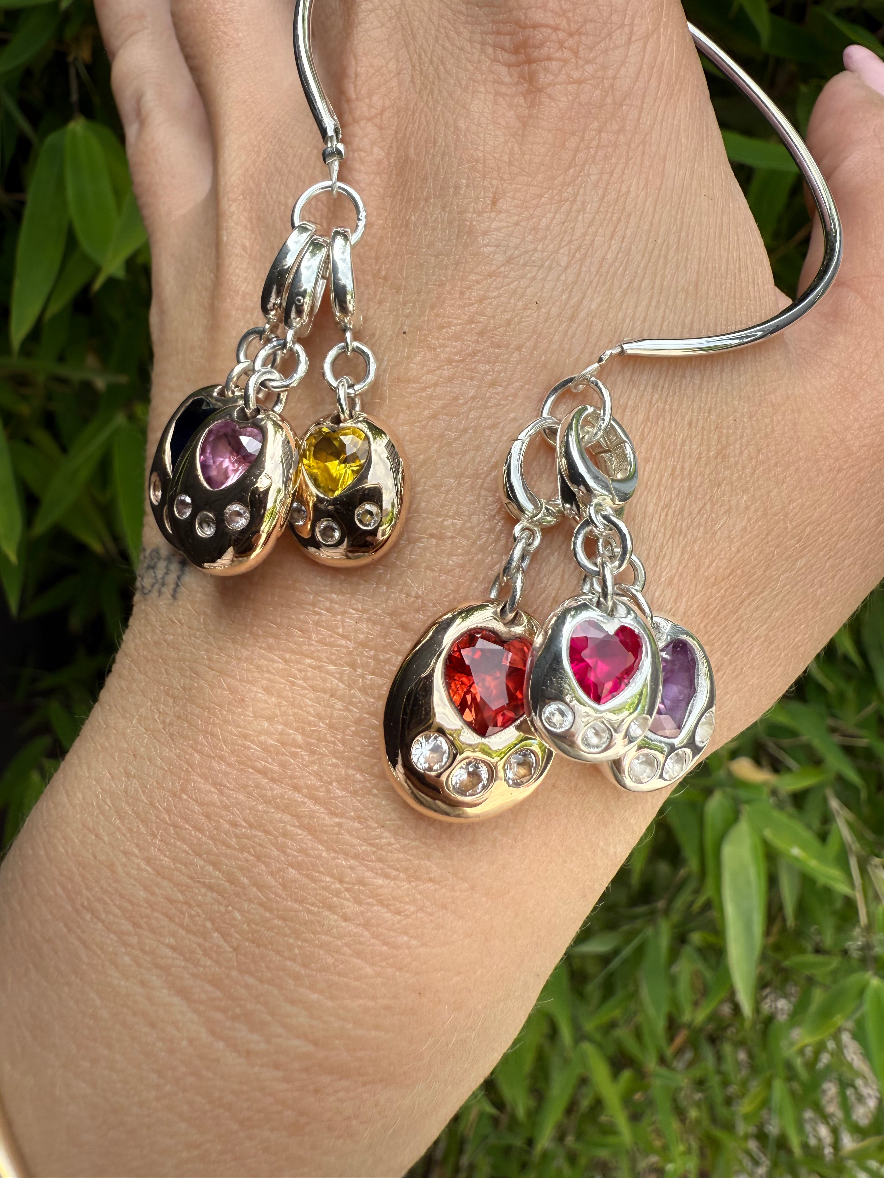TAMAGOTCHI CHARM (customized, pre-order) BIG SILVER