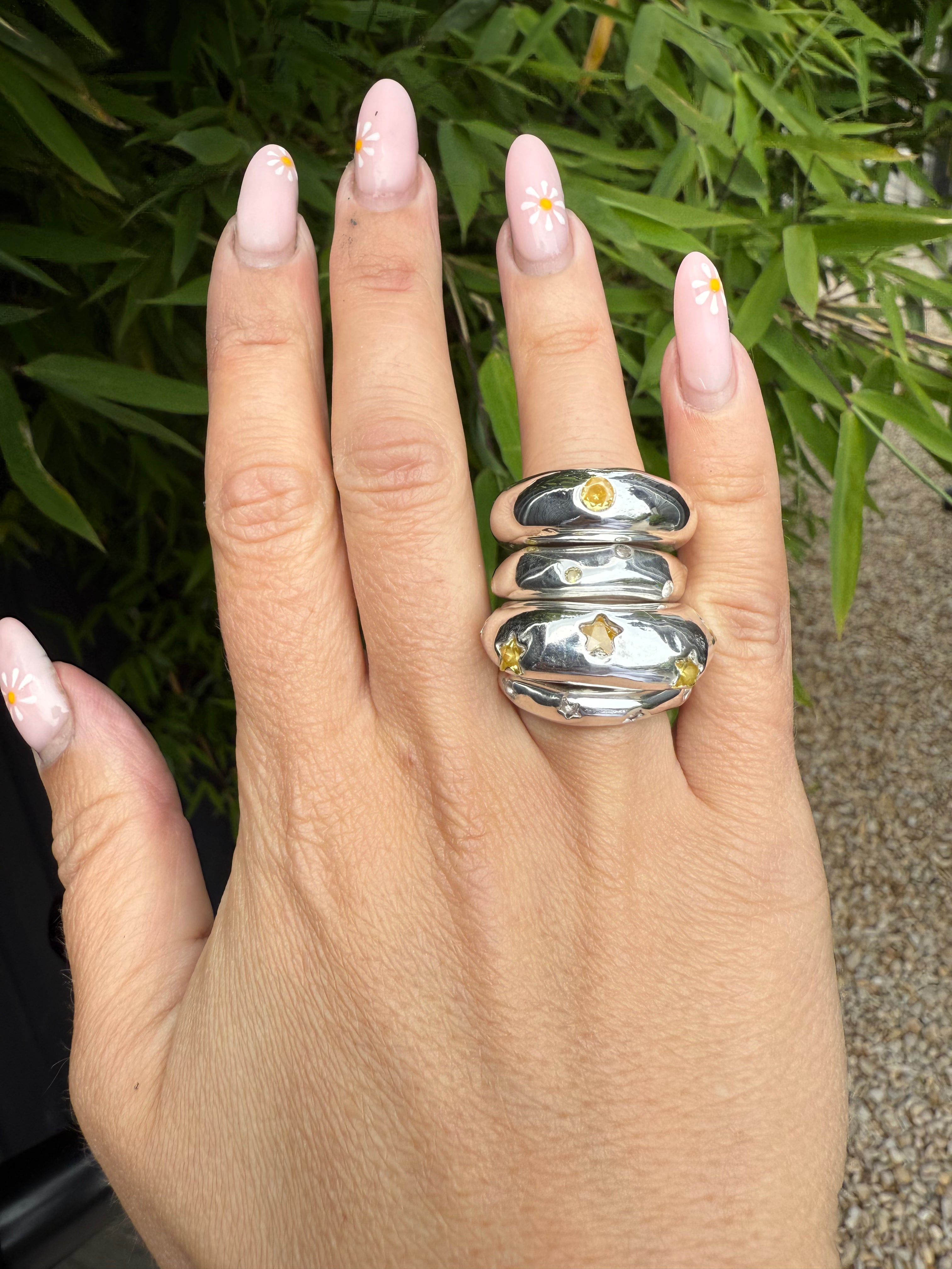CHUNKY RING BIG STARS