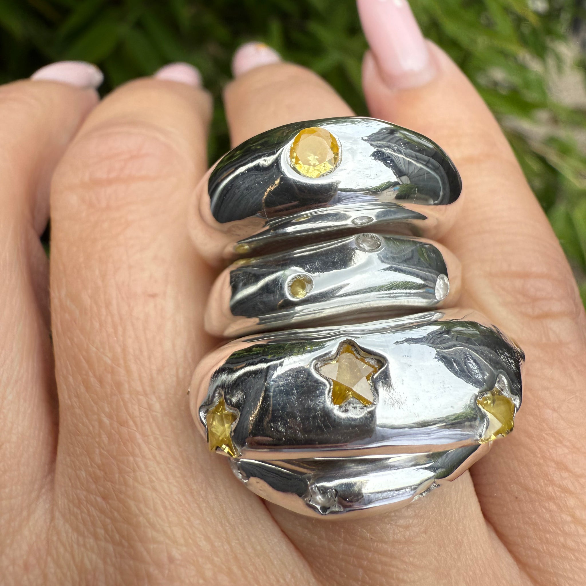 CHUNKY RING BIG STARS
