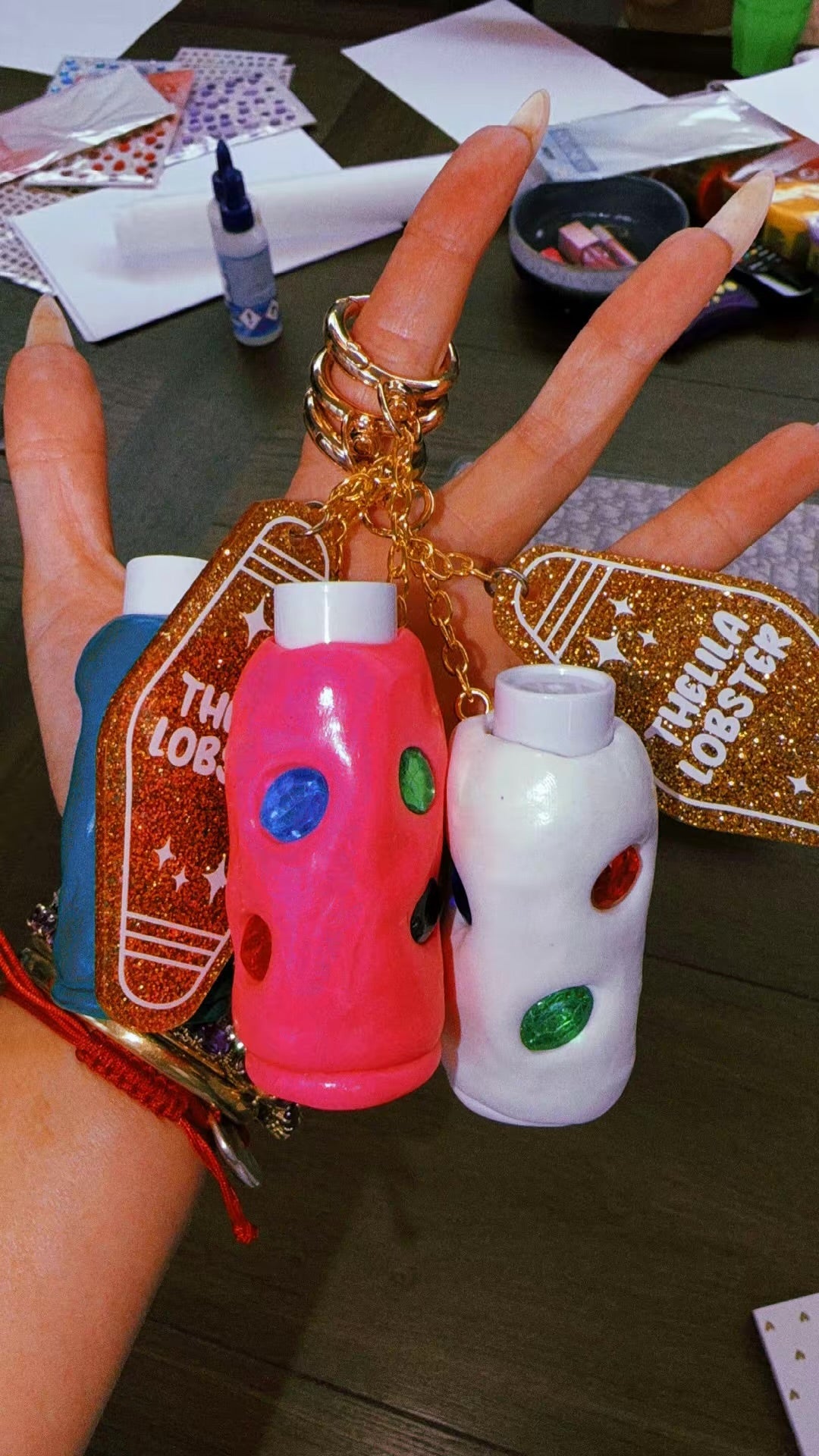 Handmade Bagcharm Lipbalm - TheLilaLobster