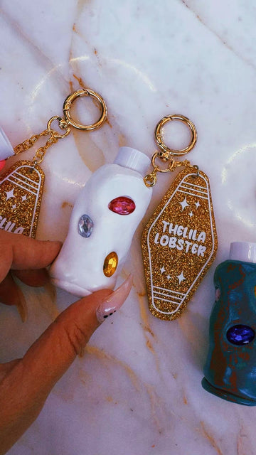 Handmade Bagcharm Lipbalm - TheLilaLobster