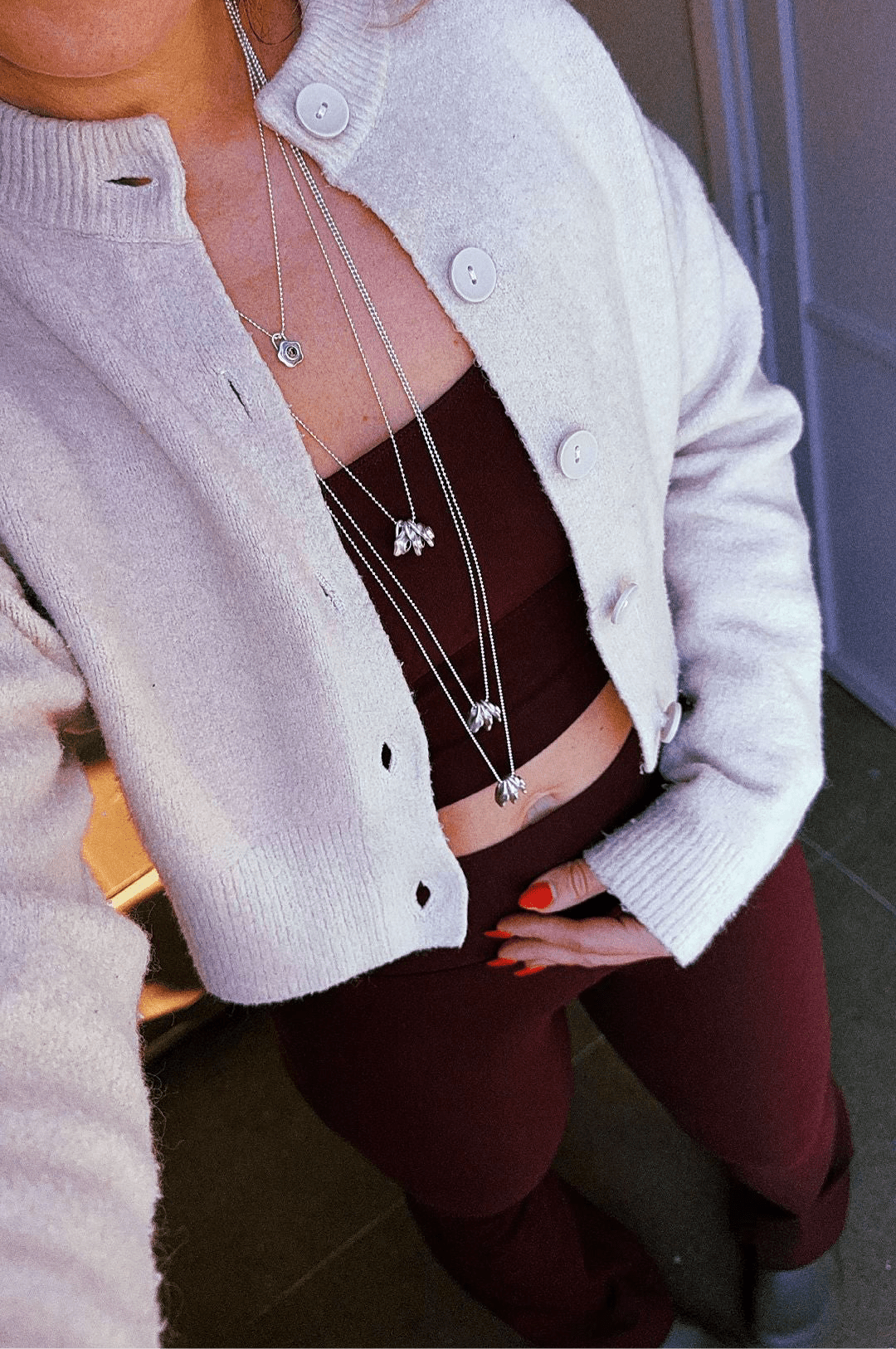 Necklace ball chain - TheLilaLobster