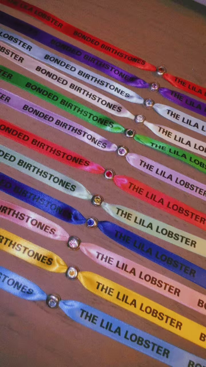 BONDED BIRTHSTONES BRACELETS