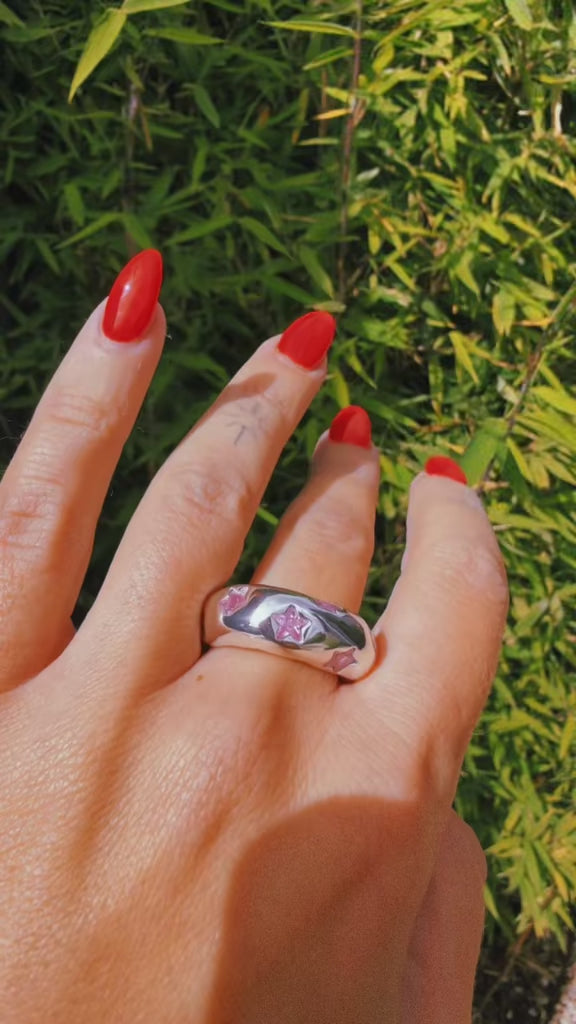CHUNKY RING BIG STARS