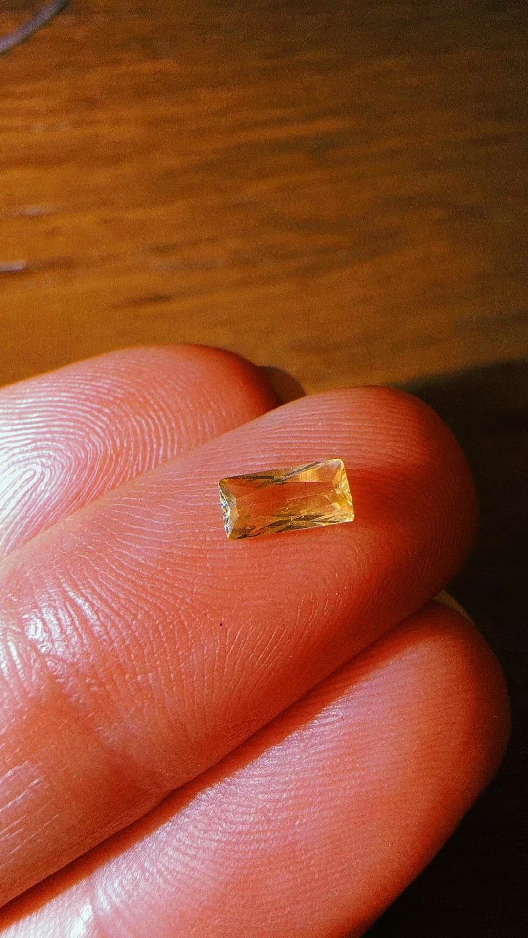 RECTANGLE CUBIC ZIRCONIA STONE 3x6 LIGHT GREEN - TheLilaLobster