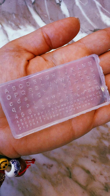 SILICON MOLD ALFABET & NUMBERS ✨ - TheLilaLobster